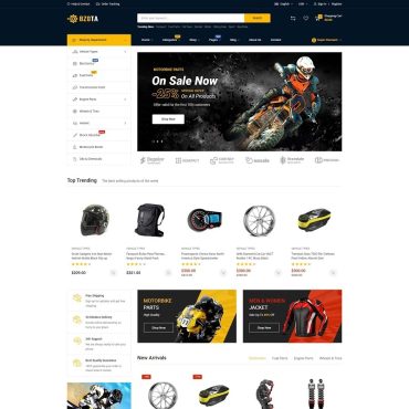 Bike and Motorcycle Magento Theme