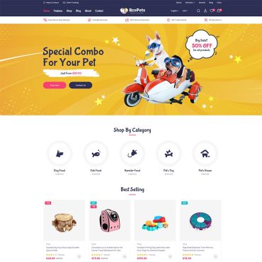 BzoPets - eCommerce Animals & Pets Store Magento 2 Theme