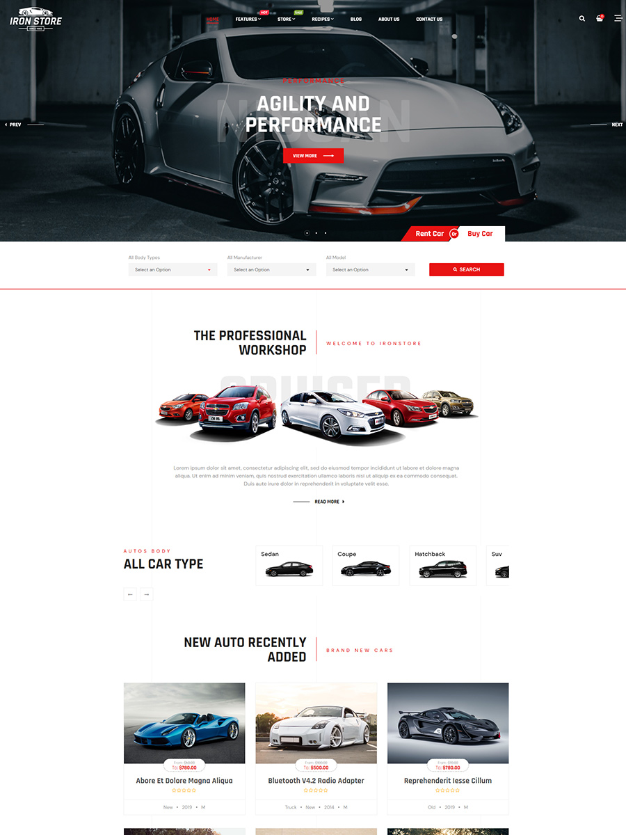 Top Magento Themes & Templates for Car Parts, Moto Parts in 2022