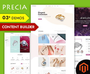 Precia - Jewelry eCommerce Magento 2 Theme - 2