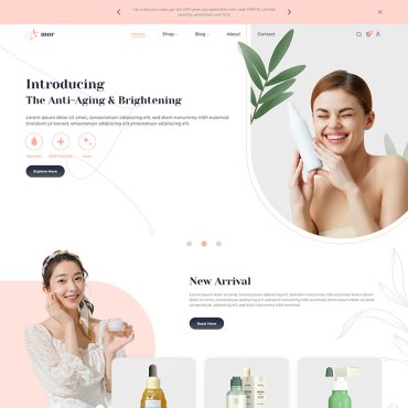 Amor - Beauty and Cosmetics Shop WooCommerce Theme