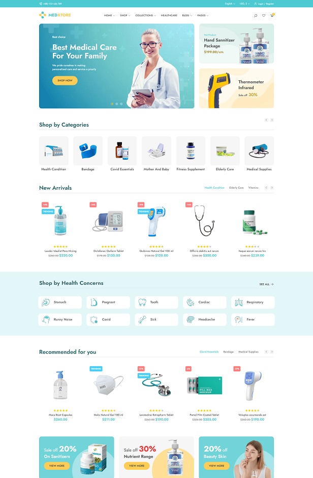 Medical Equipment WooCommerce WordPress Theme