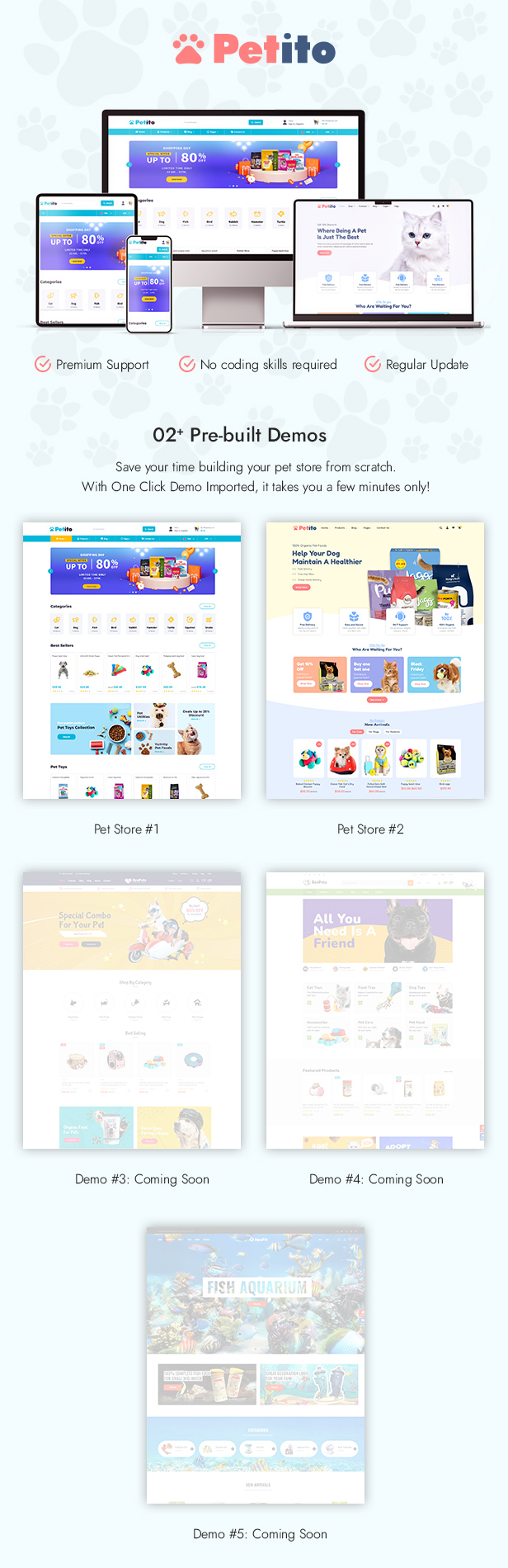 Petito - Animals and Pets Store WooCommerce Theme - 5
