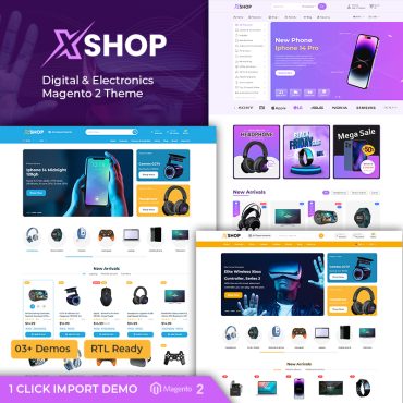 XShop - Responsive Multipurpose Electronic Magento 2 Theme