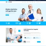 Elegant Medical Landing Page WordPress Theme Responsive