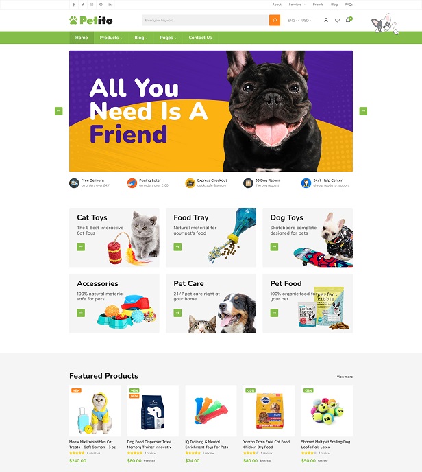 Best Pet Shop WordPress Theme
