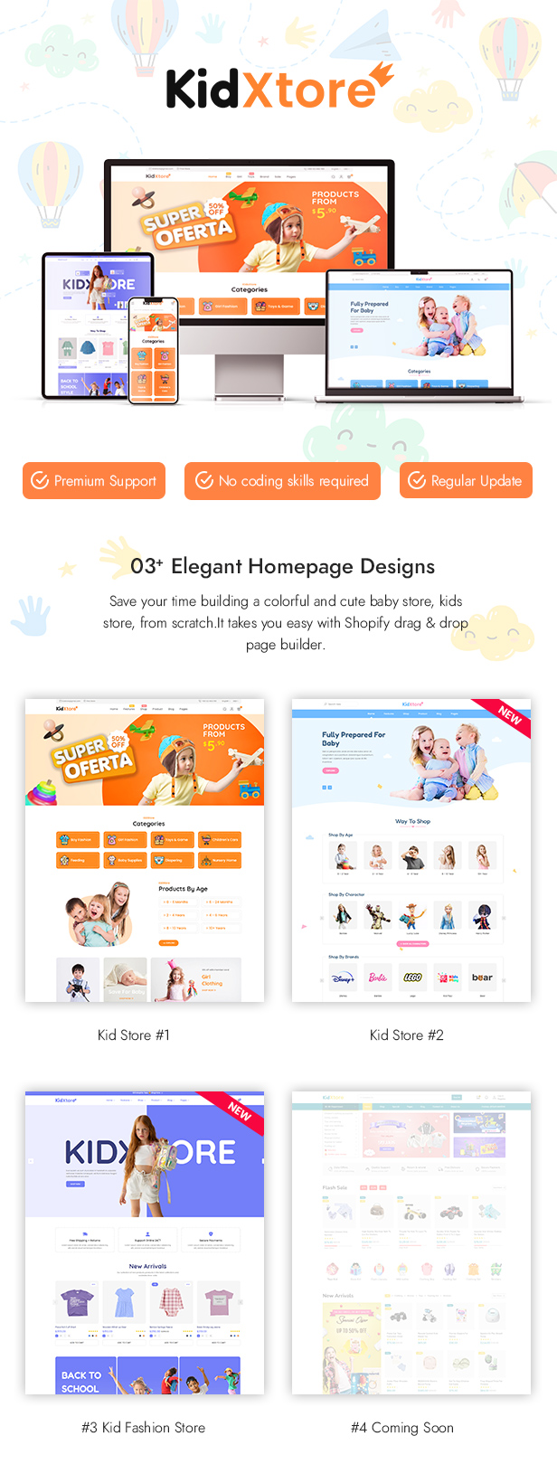 KidXtore - Baby Shop and Kids Store Shopify Theme