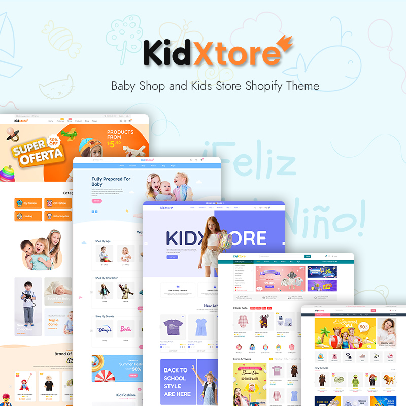 KidXtore - Baby Shop and Kids Store Shopify Theme
