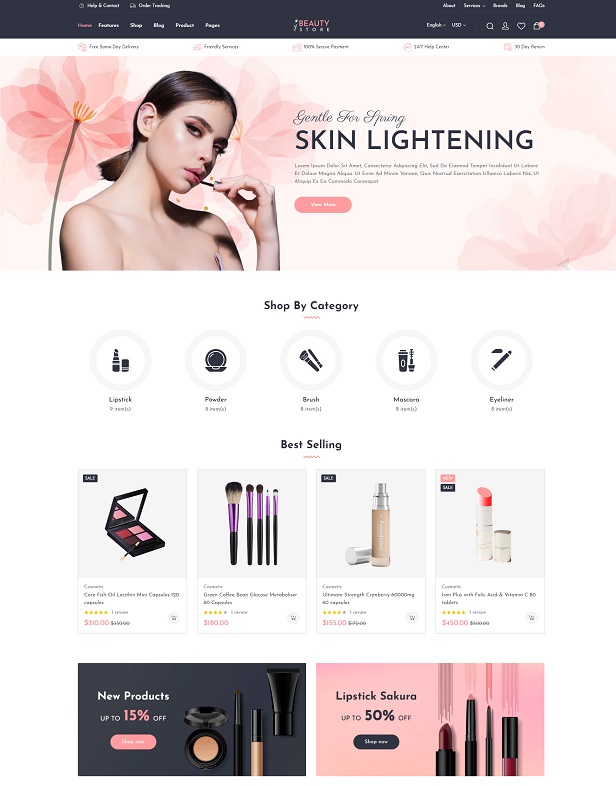 BeautyStore - Skincare and Cosmetics Shopify Theme