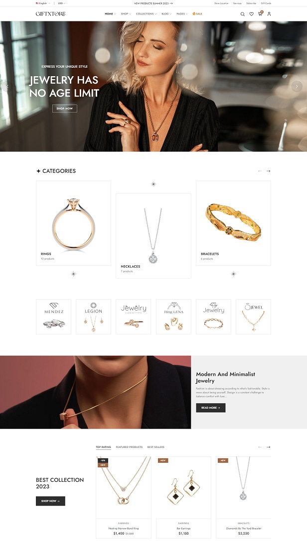 Jewelry WooCommerce WordPress Theme