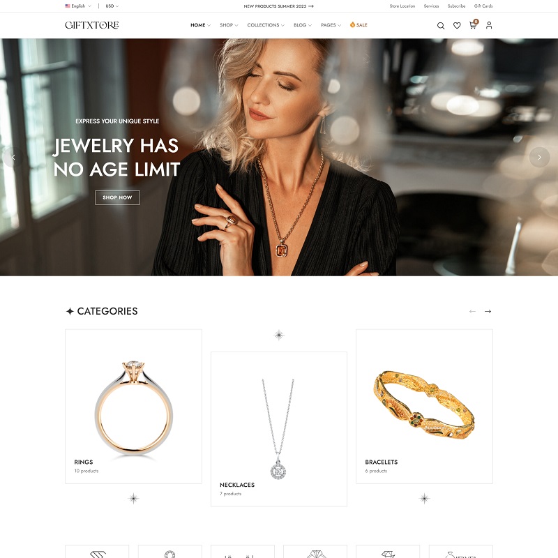 Jewelry WooCommerce WordPress Theme
