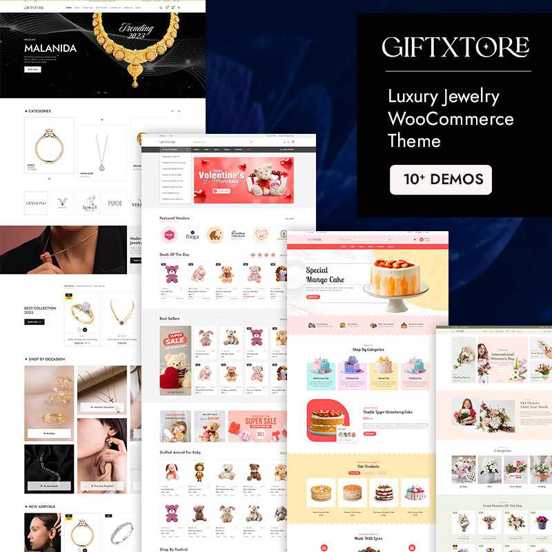 GiftXtore - Best Jewelry Elementor WooCommerce WordPress Theme