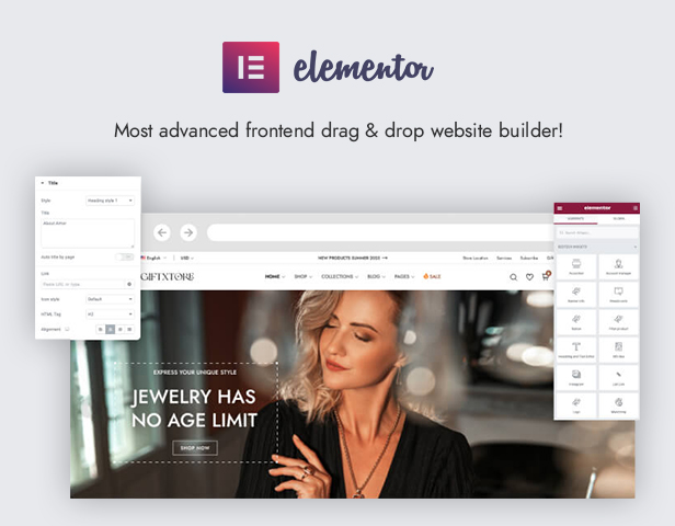 GiftXtore - Jewelry Elementor WooCommerce WordPress Theme - 6