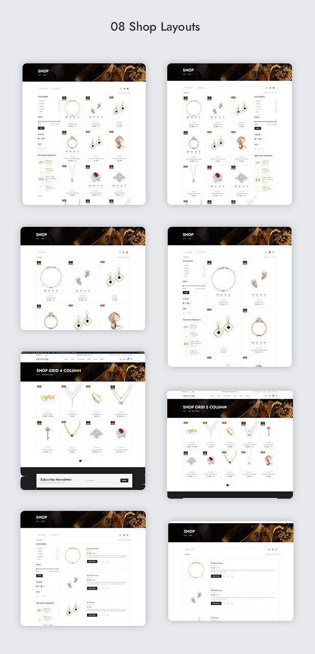 GiftXtore - Jewelry Elementor WooCommerce WordPress Theme - 11