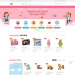 Responsive Kids Toys WooCommerce WordPress Theme