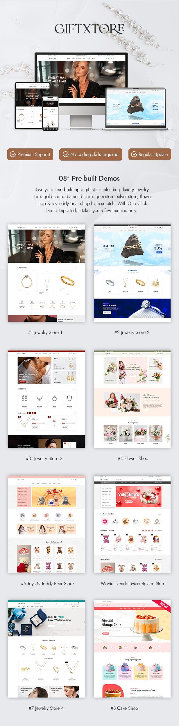 GiftXtore - Luxury Jewelry & Gift Store Elementor WooCommerce WordPress Theme - 4