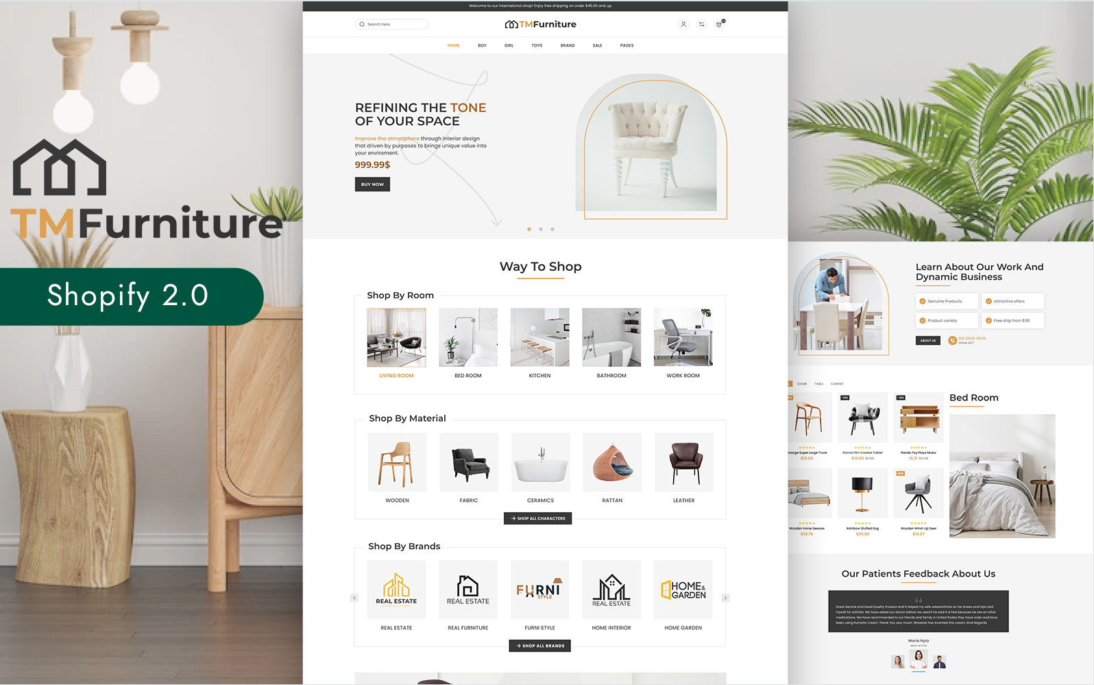 TMFurniture - Interior and Furniture Store Shopify 2.0 Theme