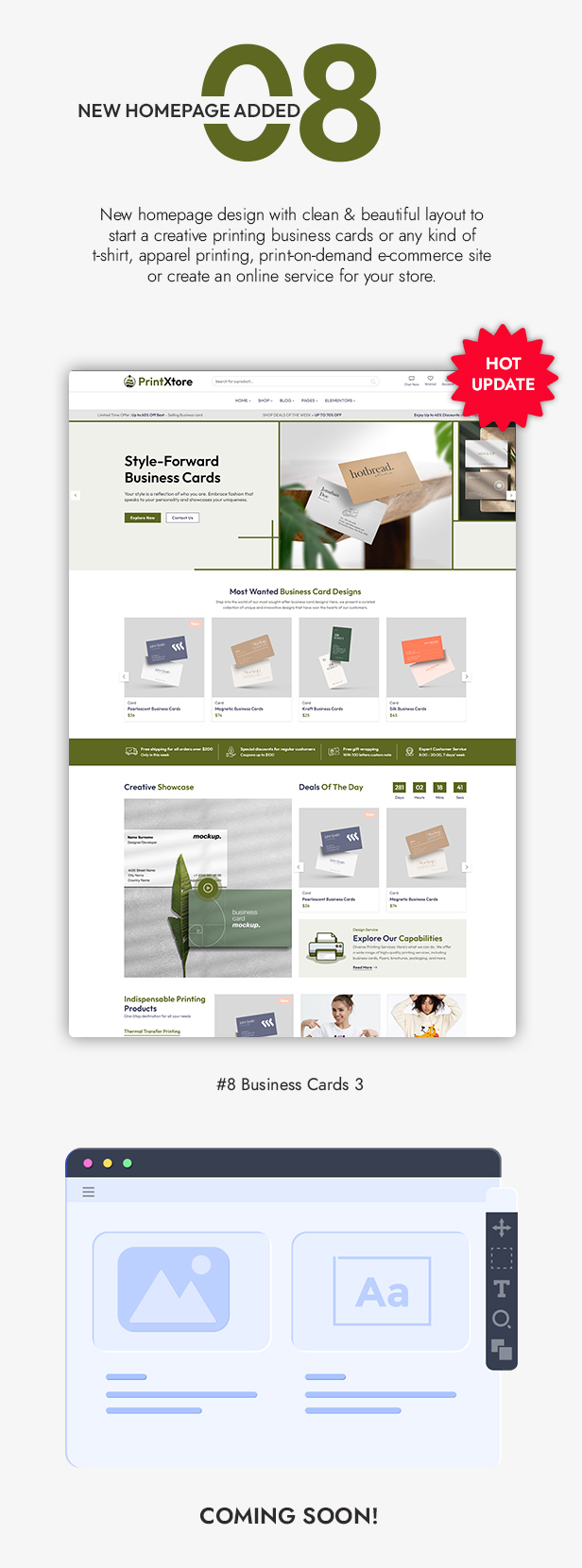 PrintXtore – Printing Services & Design Online WordPress WooCommerce Theme - 1