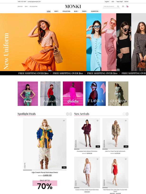 Women Fashion WooCommerce WordPress Theme