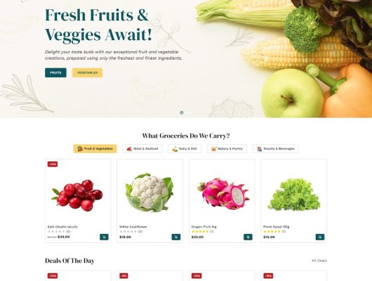 Organic & Grocery Store WordPress WooCommerce Theme