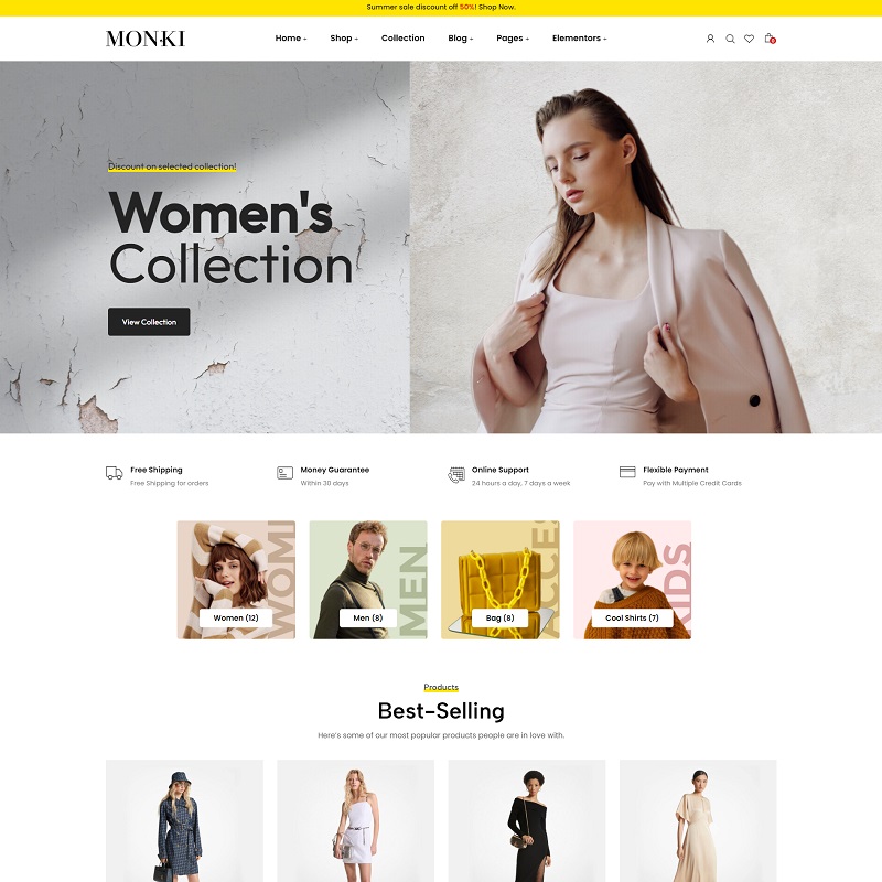 Responsive Fashion and Clothes WooCommerce WordPress Theme