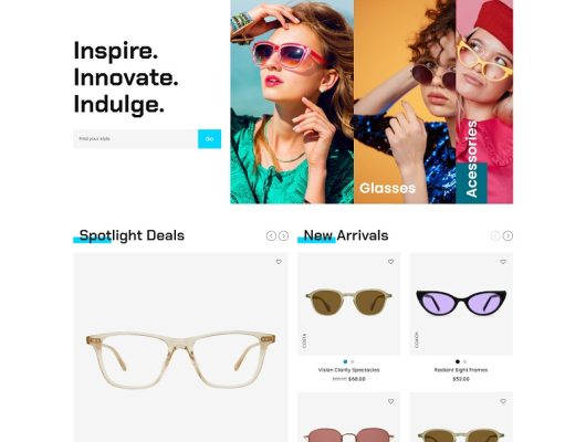 Responsive Eyeglasses WordPress WooCommerce Theme