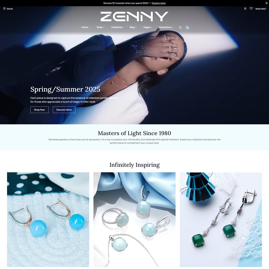 Responsive Jewelry Store WooCommerce WordPress Theme