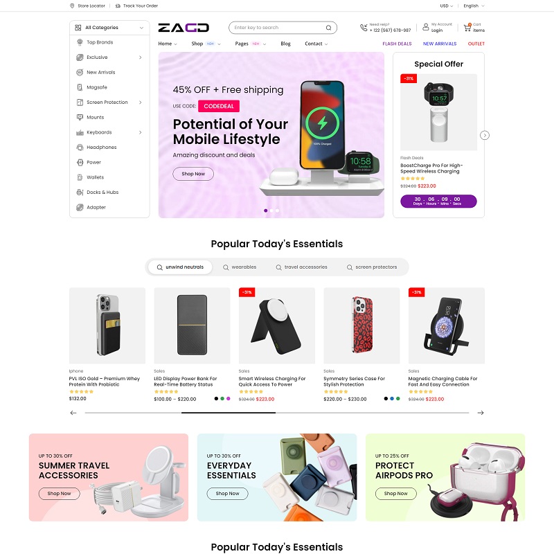 Electronics Store WooCommerce Theme