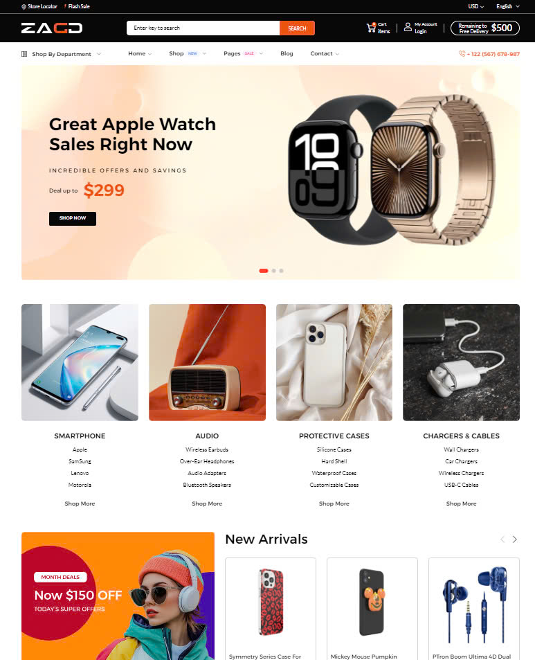 Multipurpose Electronics WooCommerce WordPress Theme Responsive