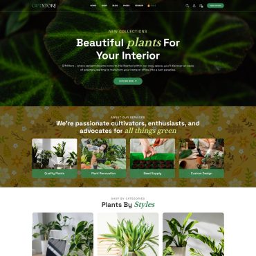 Responsive Gardening & Houseplants WordPress WooCommerce Theme