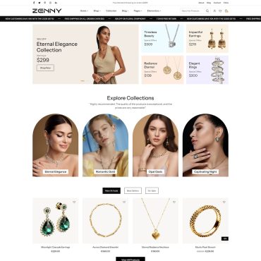 Jewelry and Accessories WordPress WooCommerce Theme