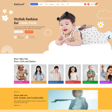 Responsive Children & Kids Store WooCommerce WordPress Theme