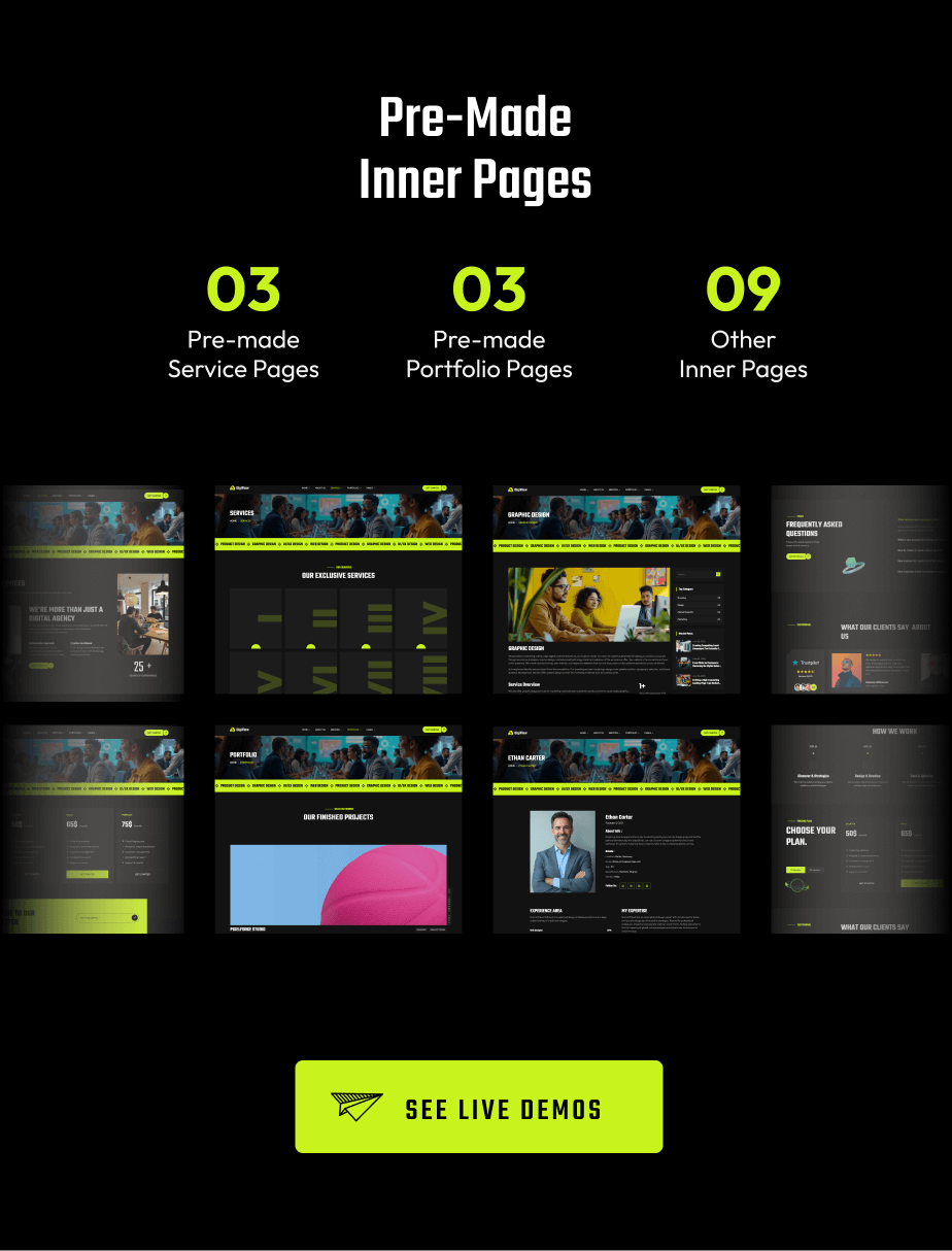 DigiFlow - Creative Portfolio and Digital Agency WordPress Template