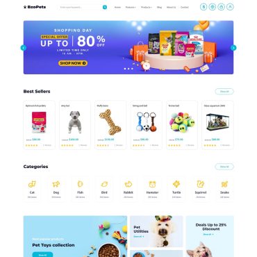 Best Magento Theme for Pets Stores and Animals Shops
