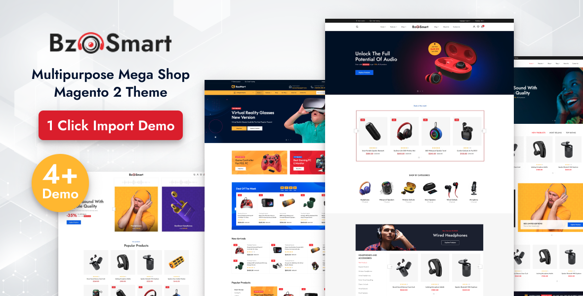 Responsive Megashop Magento 2 Theme - BzoSmart
