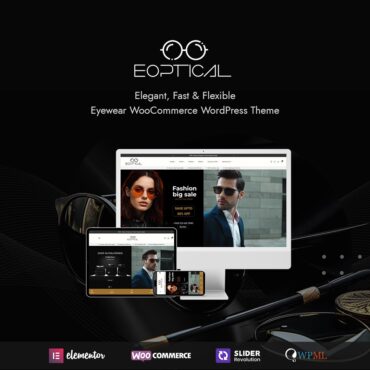 eOptical – Sunglasses & Eyeglasses Store WooCommerce Theme