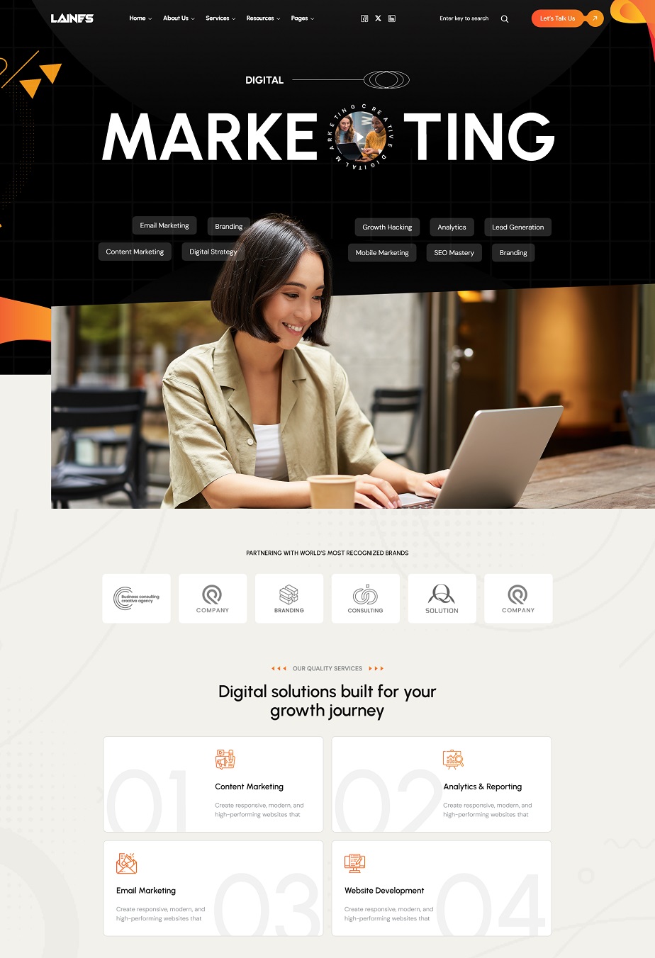 Modern Digital Marketing Agency WordPress Theme