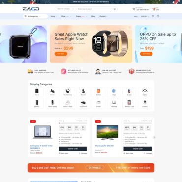 Flexible Electronics WordPress eCommerce Theme