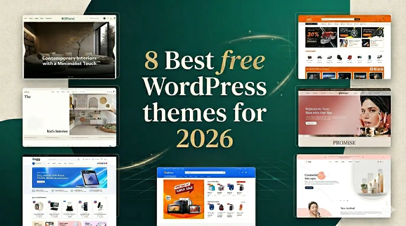 8 Best free WordPress themes for 2026