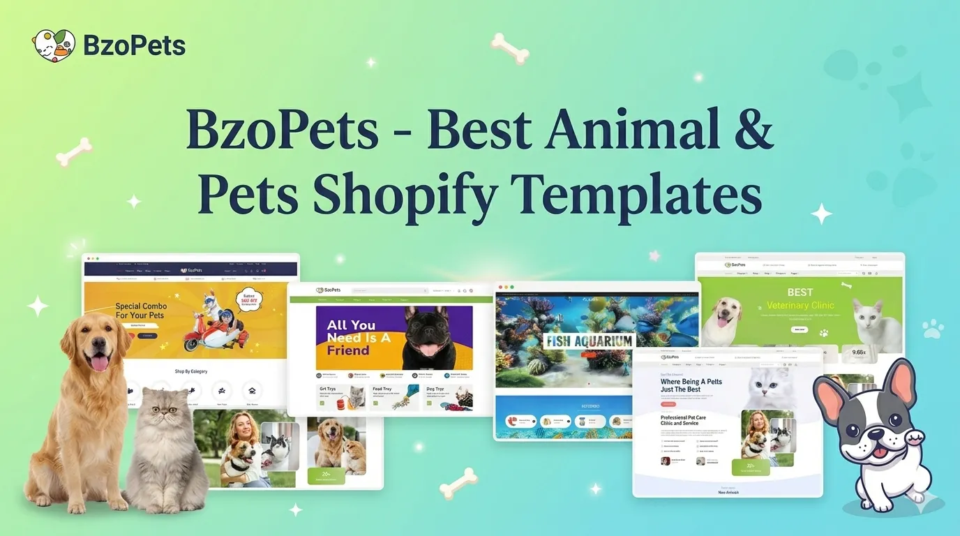 Explore BzoPets's Best Animal & Pets Shopify Templates, Demos