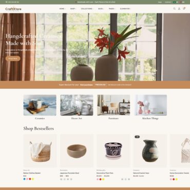Ceramics WooCommerce Theme Responsive